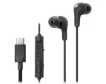 JVC HA-FR9UC įki&scaron;amos laidinės ausinės, USB-C, 9,2 mm garsiakalbis, laido pultelis su mikrofonu, 1,2 m, juodos