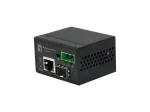 LevelOne RJ45 į SFP Fast Ethernet pramoninis medijos keitiklis, -40&deg;C iki 75&deg;C