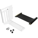 Sharkoon Rebel C Series VGC-Kit 4.0 laikiklis ir riser kabelis Rebel C50 ATX dėžei, baltas