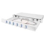 Digitus DN-96320/9 optinio kabelio suvirinimo dėžė, 1U, sukomplektuota, 6x SC Duplex, OS2, pilka