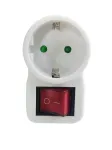 Microconnect GRUTIMER2 apsauginis nuo vir&scaron;įtampių lizdas, baltas, 1 AC lizdas, 230 V
