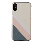 Apsauginis dėklas i&scaron; medžio ir polikarbonato iPhone X/XS &ndash; Pink Suit Black