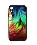 Dėklas Tellur Cover Glass Print iPhone XR Mesmeric &ndash; kietas apsauginis dėklas su stiklo ra&scaron;tu