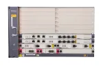 Huawei MA5683T OLT, 2x X2CS, 2x SCUN, 2x PRTE, be PON kortelės