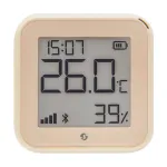 Patalpų temperatūros ir drėgmės jutiklis Shelly H&T Gen3 WiFi &ndash; kompakti&scaron;kas belaidis aplinkos jutiklis (Mocha)
