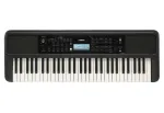 Klaviatūra YAMAHA PSR-E383 &ndash; 61 klavi&scaron;ų ne&scaron;iojama MIDI klaviatūra su LCD ekranu, USB, įmontuotais garsiakalbiais, maitinama baterijomis (6), juoda