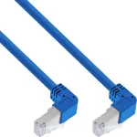 Tinklo kabelis InLine&reg; S-76602BU-3.43 Kampinis RJ45 S/FTP Cat.6 3,43 m mėlynas