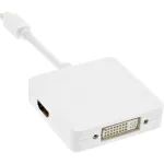 InLine Mini DisplayPort į HDMI DVI DisplayPort adapterio laidas 17195I