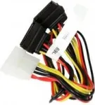 Super Micro CBL-0289L - Vidinis maitinimo kabelis, 4 kontaktų (M) į SATA maitinimą (M) - 30 cm