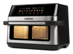 G3 Ferrari G10223 Dviguba gruzdintuvė 12 L Stalvir&scaron;inė 2200 W Kar&scaron;to oro gruzdintuvė Juoda, Nerūdijantis plienas