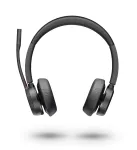 Ausinės HP POLY 218476-02 &ndash; laidinės ir belaidės USB Type-A, Bluetooth, 50 m diapazonas, įkrovimo stovas, juodos, 162 g