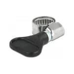 Butterfly spaustuvas DeLOCK 400 SS 8&ndash;12 mm 5 vnt. juodas