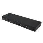 RealPower 284513 USB 2.0 į RS-232 serijinis keitiklis/kartotuvas/izoliatorius 8 prievadų juodas