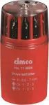 Cimco bits dėžutė 10 dalių rinkinys 11 4604 &mdash; 10 precizinių atsuktuvų antgalių kompakti&scaron;koje laikymo dėžutėje