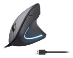 Equip 245118 vertikali ergonominė pelė de&scaron;inei rankai, USB-A, optinė, 3200 DPI