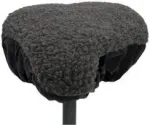 Dviračio sėdynės užvalkalas FISCHER 85715 &ndash; reversinis pilkas/juodas PVC/PU su EPE putomis