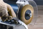 3M Radial Bristle Brush Disc K80, D150 mm, B12 mm, su adapteriu (27606)