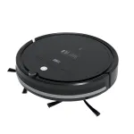 Robotas dulkių siurblys TEESA Smart VAC 2 &ndash; apvalus, juodas, 1000 Pa, 9,6 V/2000 mAh Li, 0,2 l, Wi-Fi, automatinis grįžimas