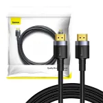 Baseus Cafule 4K HDMI vyri&scaron;kas į vyri&scaron;ką adapterio laidas 2 m juodas