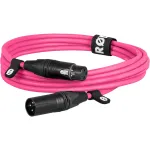 R&Oslash;DE XLR3M-P audio kabelis 3 m XLR rožinis