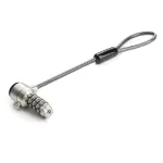 StarTech.com Universalus ne&scaron;iojamojo kompiuterio užrakto plėtinio kilpas - 6 inch (15 cm) apsauginis 4 skaitmenų kombinacinis K-Slot užraktas - kompiuterio saugumo kabelis, skirtas sukurti dvigubą/daugiagalvį užraktą keliems įrenginiams