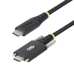 StarTech.com 10ft (3m) USB-C įkrovimo laidas, patvarus ir itin lankstus, su &scaron;oniniais fiksavimo varžtais, 240W (5A) PD EPR, USB 2.0 ne&scaron;iojamojo kompiuterio įkrovimo laidas, USB-IF sertifikuotas, tvirtas USB-C įkrovimo laidas
