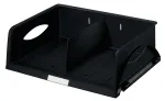 Leitz Tray Sorty Landscape Standard, plastikinis, juodas, A4, 405 mm, 300 mm, 125 mm