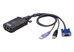 ATEN CN800 USB VGA KVM per IP Mini, 1920 x 1200 px, Ethernet LAN, 3,47 W, juoda, violetinė
