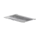 HP L50001-041 klaviatūra ne&scaron;iojamam kompiuteriui, sidabrinė, voki&scaron;kas i&scaron;dėstymas