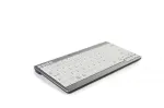 BakkerElkhuizen UltraBoard 950 Wireless US Qwerty, Mini, belaidė, Bluetooth, žirklinis mechanizmas, QWERTY, &scaron;viesiai pilka, balta