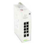 WAGO 852-1813/000-001 Lean-Managed-Switch 8 prievadų 1000Base-T 2 lizdų 1000Base-SX/L