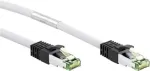 Goobay CAT 8.1 Patch Laidas, S/FTP (PiMF), Baltas, 2 m - LSZH Halogen-Free, Varis AWG 24 (55125)