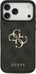 GUESS Hard Cover 4G Big Metal Logo Grey, skirtas Apple iPhone 17 Pro Max, GUHCP17X4GMGGR