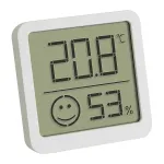 TFA Dostmann 30.5053.02.04 4 vnt. komplektas Baltas Skaitmeninis Termo-higrometras su Komforto Zonos Indikacija