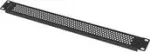 LANBERG 19 Inch 1U Perforated Blanking Panel Black