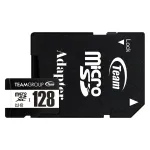 Team Group Team 128GB microSDXC UHS-I U3 V30 A1 atminties kortelė su SD adapteriu
