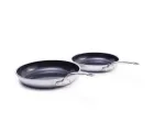GreenPan Barcelona Pro 2 vnt. keptuvių rinkinys 24+28 cm juodos spalvos