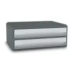 CEP Office Solution MoovUp Drawer Box Light Grey DIN A4 Landscape su 2 stalčiais