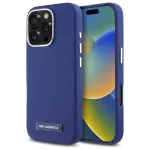 Karl Lagerfeld KLHMP16XPGMSRPB iPhone 16 Pro Max 6.9 Blue Hardcase FW Metal Plate MagSafe