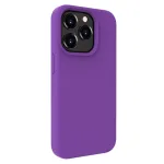 Evelatus Apple iPhone 15 Pro Max Premium Soft Touch Silicone Case Deep Purple
