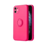 iLike Silicone Ring Case, skirta Xiaomi Redmi 9C / 10A - Rožinė