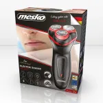 Vyri&scaron;kas skustuvas Mesko MS 2926, sukamasis, trimeris, juodas/raudonas