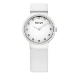 Bering Women's Classic kvarcinis laikrodis 10729-854 27mm mėlynas ciferblatas nerūdijančio plieno Milanese Mesh apyrankė
