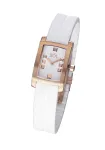 SOL WATCH WOMAN 10011/3 23mm Kvarcinis Analoginis Nerūdijančio Plieno Korpusas Odinis Dirželis Baltas Ciferblatas Juodas Dirželis