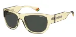 Polaroid PLD6197/S MC40G Unisex Square Sunglasses - Polarized Grey Lenses, Black Frame