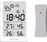 SENCOR Multifunctional Station SWS 2300 W - Orų stotis su laikrodžiu, žadintuvu ir i&scaron;oriniu jutikliu