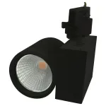 SYNERGY21 LED bėginis &scaron;viestuvas VLA serija 40W 30&deg; &scaron;ilta balta CRI>90 juodas