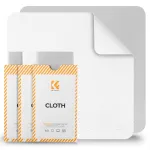KF Microfiber Cleaning Cloth 30x30cm 200gsm 3-Pack optikai, objektyvams ir ekranams