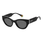 Polaroid PLD6199SX807 Moteri&scaron;ki Akiniai nuo Saulės &ndash; Juodas Rėmelis, Pilki Poliarizuoti Lę&scaron;iai, 50 mm