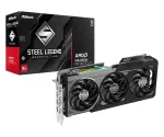 ASRock Radeon RX 9070 XT 16GB Steel Legend Dark vaizdo plok&scaron;tė